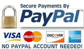 Purchase safely online with Paypal